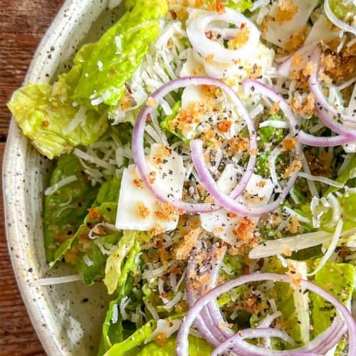 Caper Caesar Salad bon abbetit