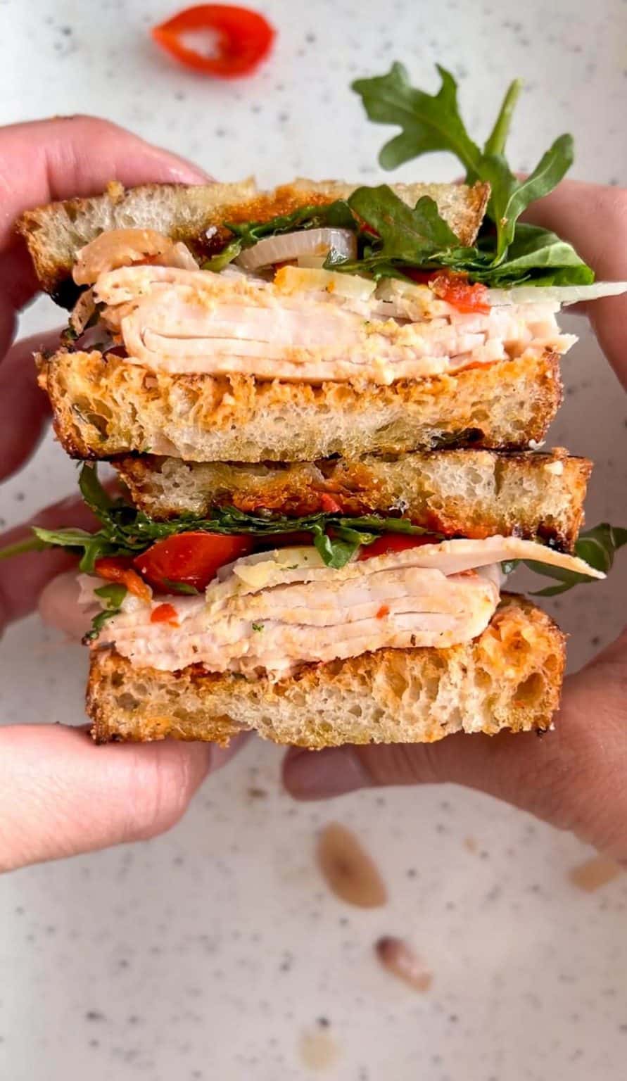 Fancy Turkey Sandwich bon abbetit