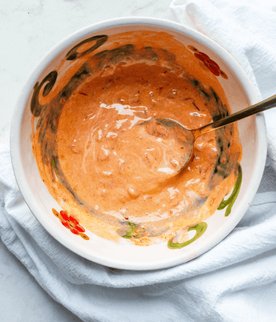 harissa mayo for a warm turkey sandwich