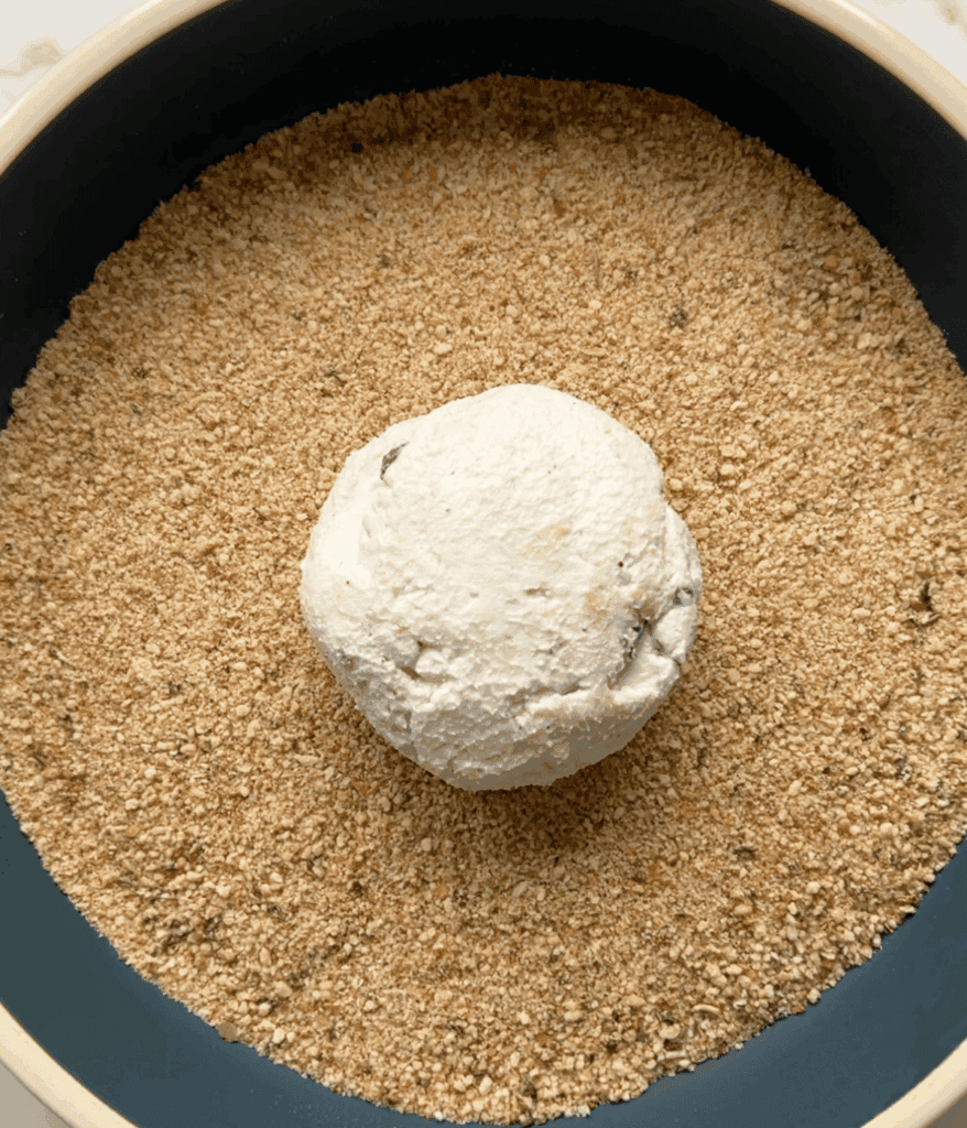 goat cheese and breadcrumbs for roasted radish recipe