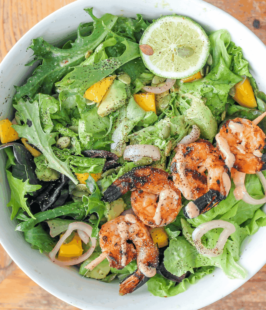 mango avocado shrimp salad