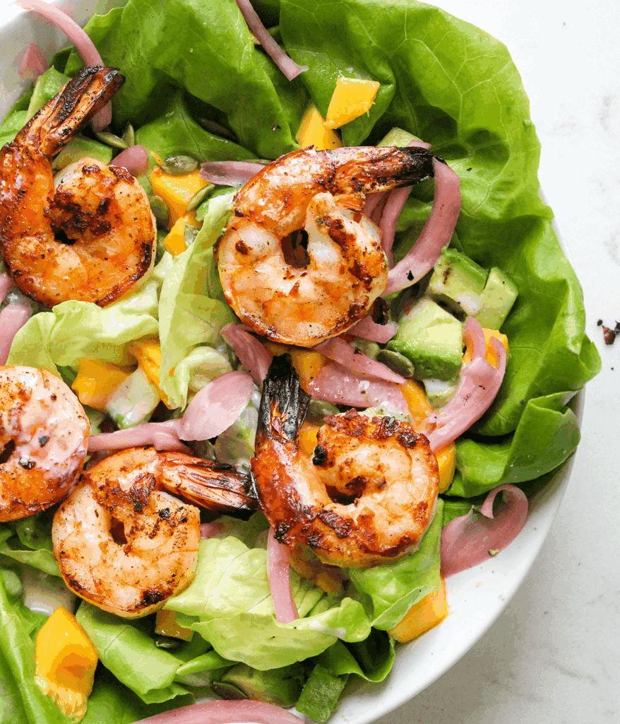 mango avocado shrimp salad