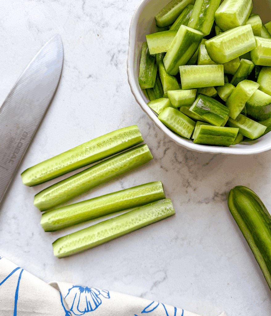 cucumbers for baby cucumber salad