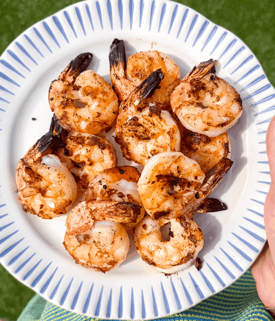 grilled shrimp for mango avocado shrimp salad