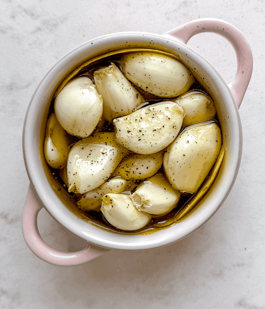 garlic for olive dip