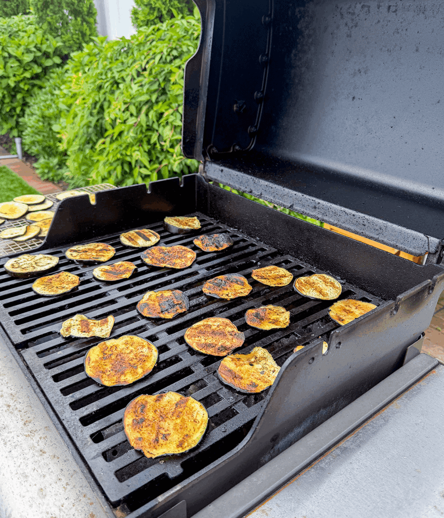 grilled eggplant for grilled eggplant with tomato