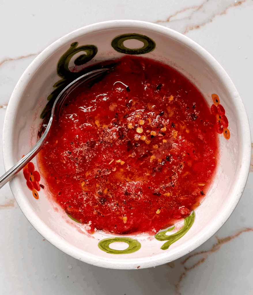 tomato for pan con tomate with anchovies
