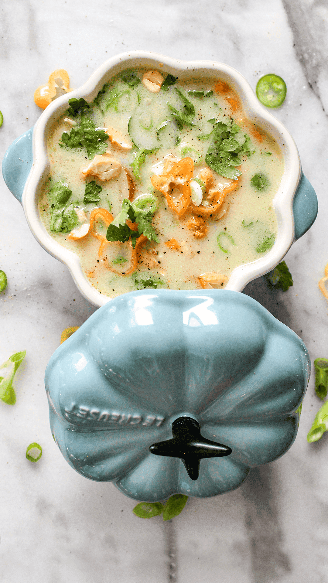 spicy coconut chicken soup