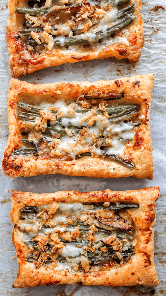 Green bean casserole puff pastry