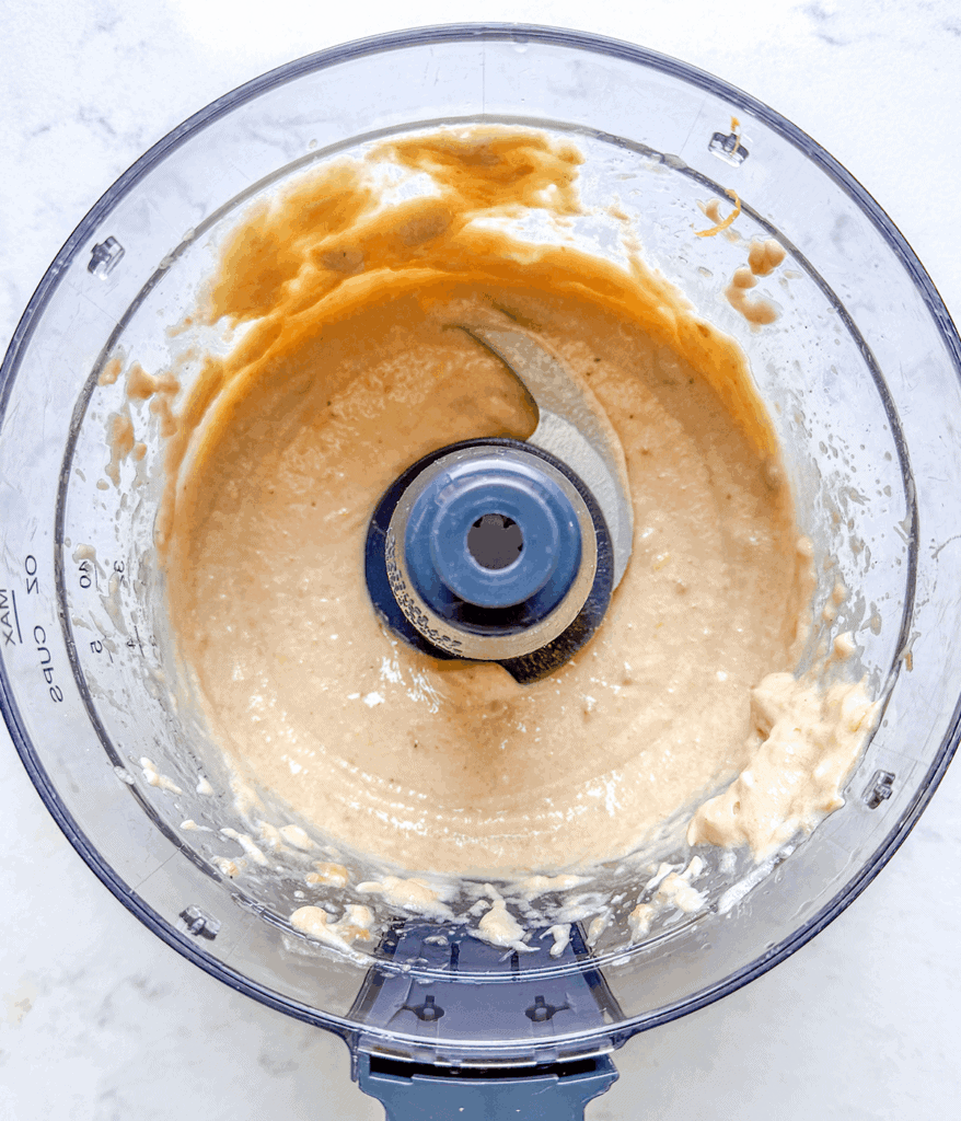 blended sauce for lemon garlic pasta