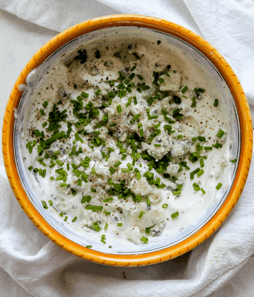 blue cheese dressing for buffalo chicken breakfast burrito