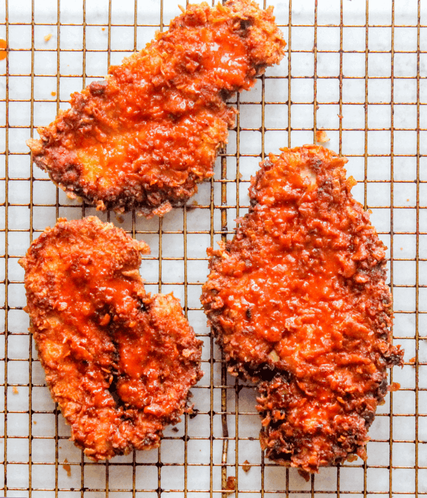 chicken for buffalo chicken breakfast burrito