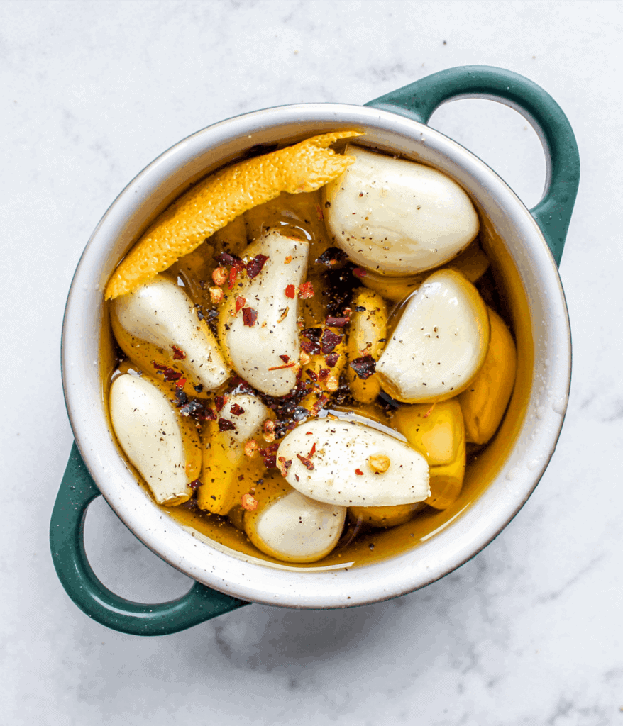 garlic for lemon whipped cottage cheese