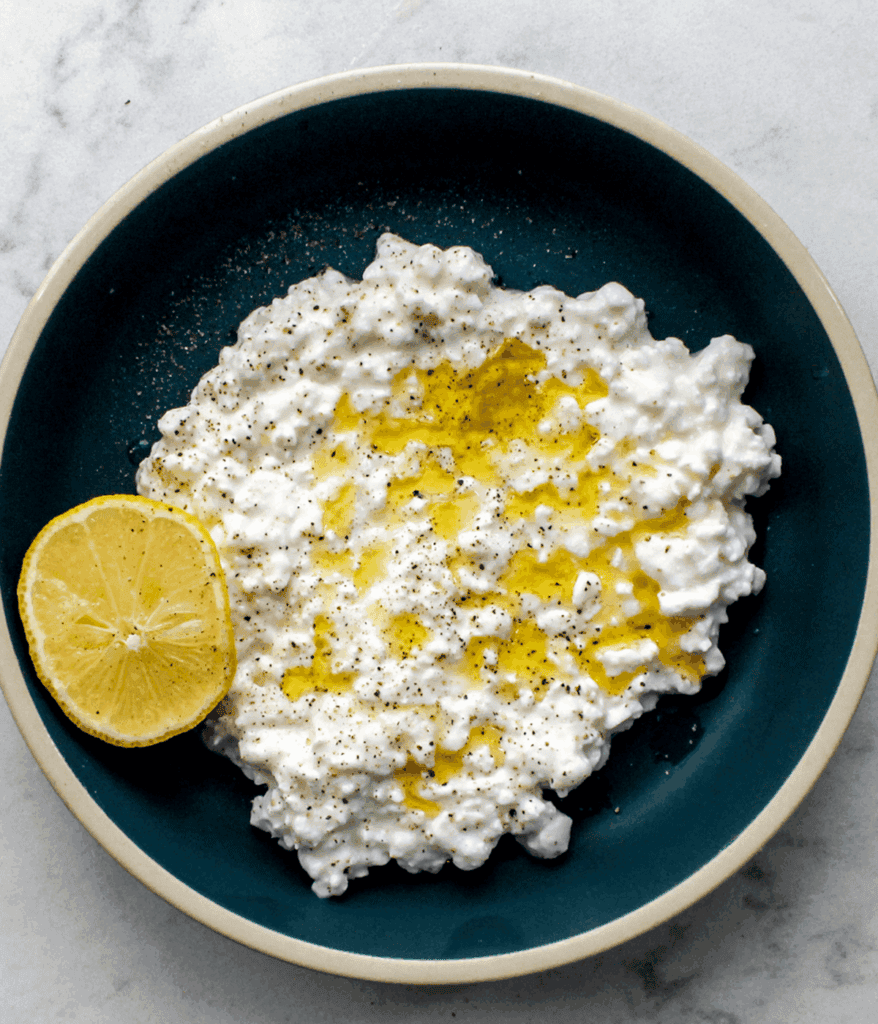 cottage cheese for cottage cheese toast with smoked salmon