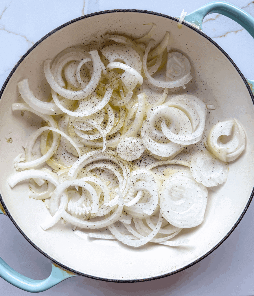 onions for french onion baked potatoes