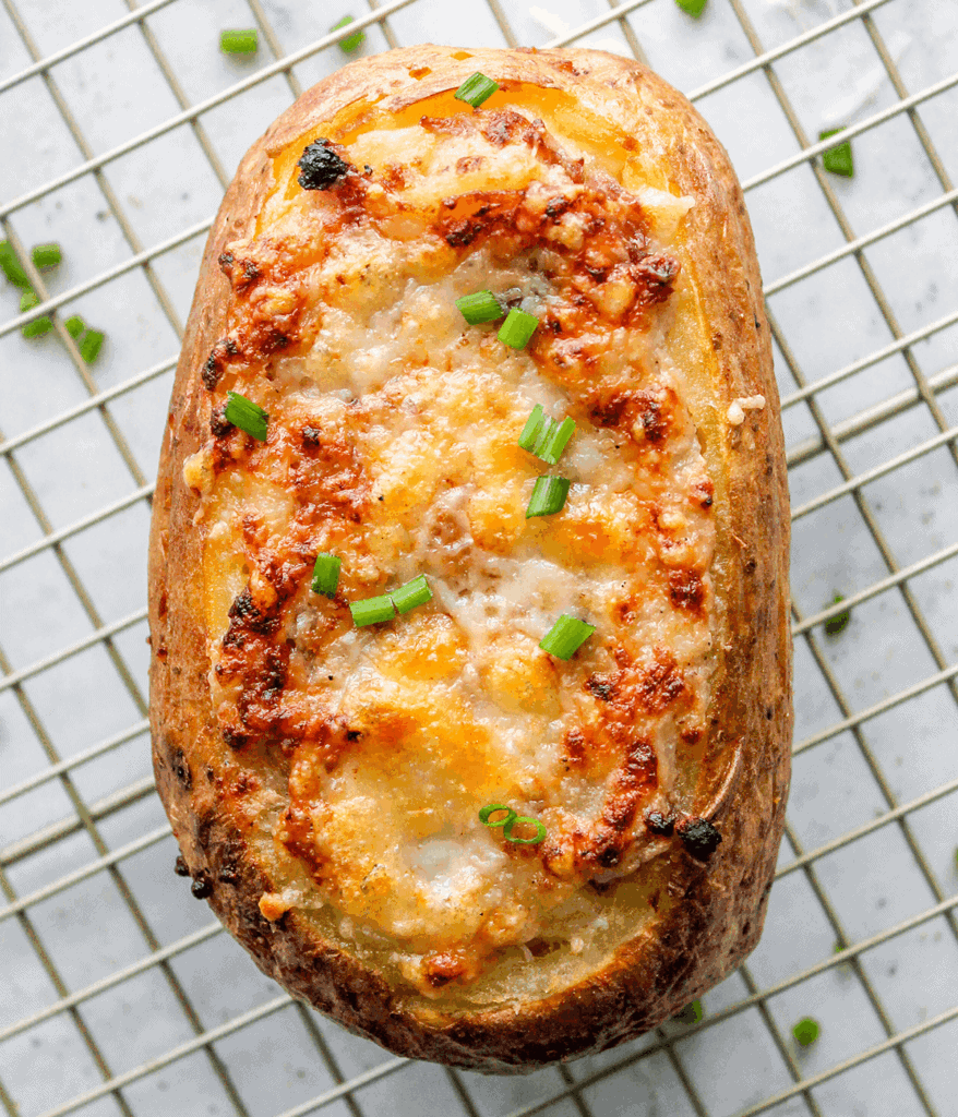 french onion baked potatoes
