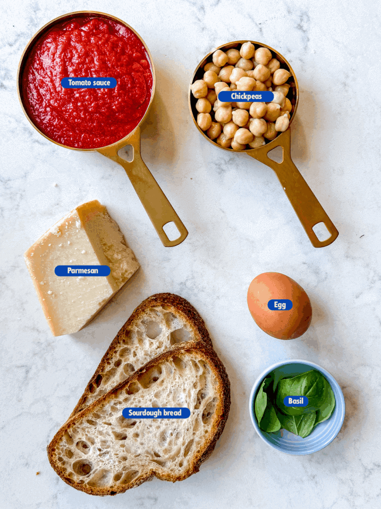 ingredients for spicy baked eggs