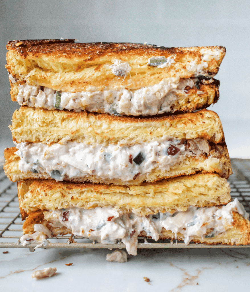 stacked jalapeno tuna melt