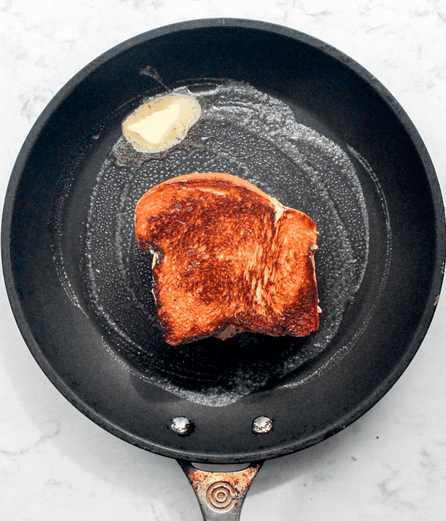 skillet of a jalapeno tuna melt