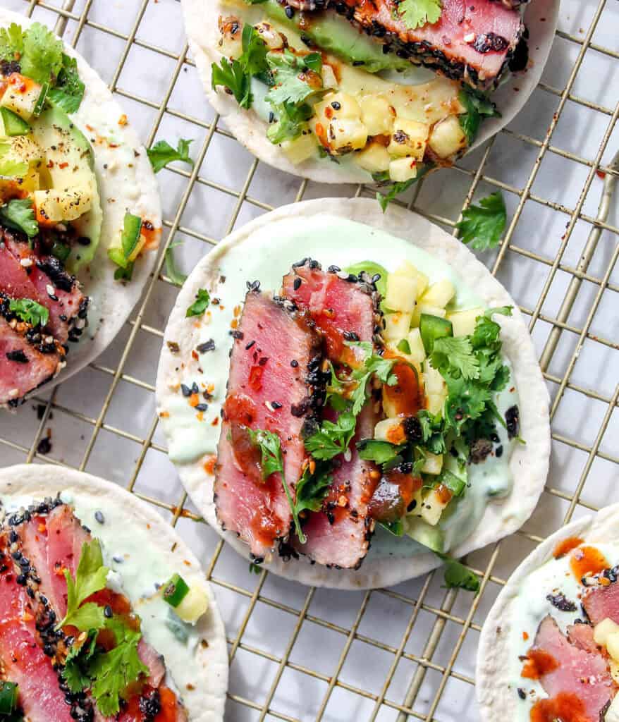 tuna tacos