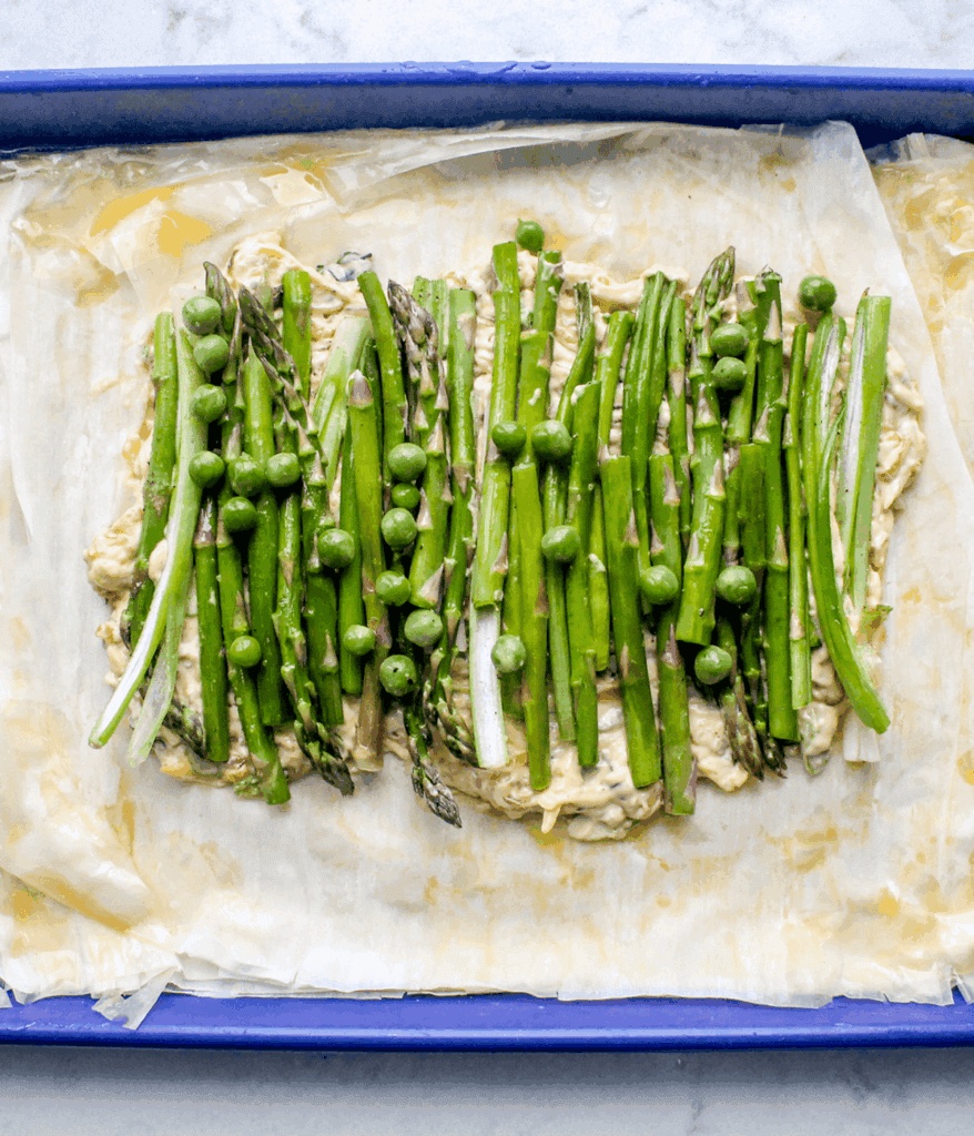 filling for asparagus tart