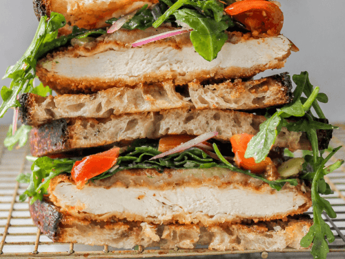 Italian Chicken Cutlet Sandwich - bon abbetit