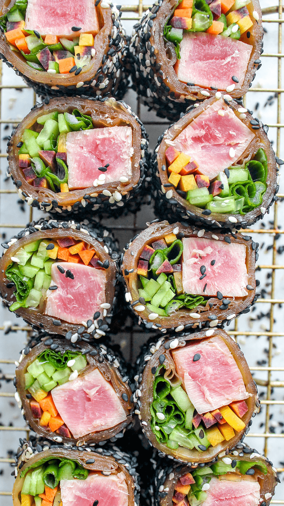 Tuna Summer Rolls Bon Abbetit