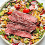 Balsamic BBQ Steak & Blue Cheese Salad in a bowl