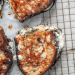 slices of goat cheese grilled cheese