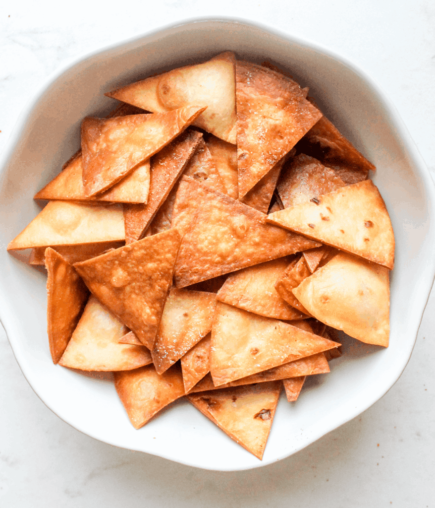 tortilla chips for snapper ceviche