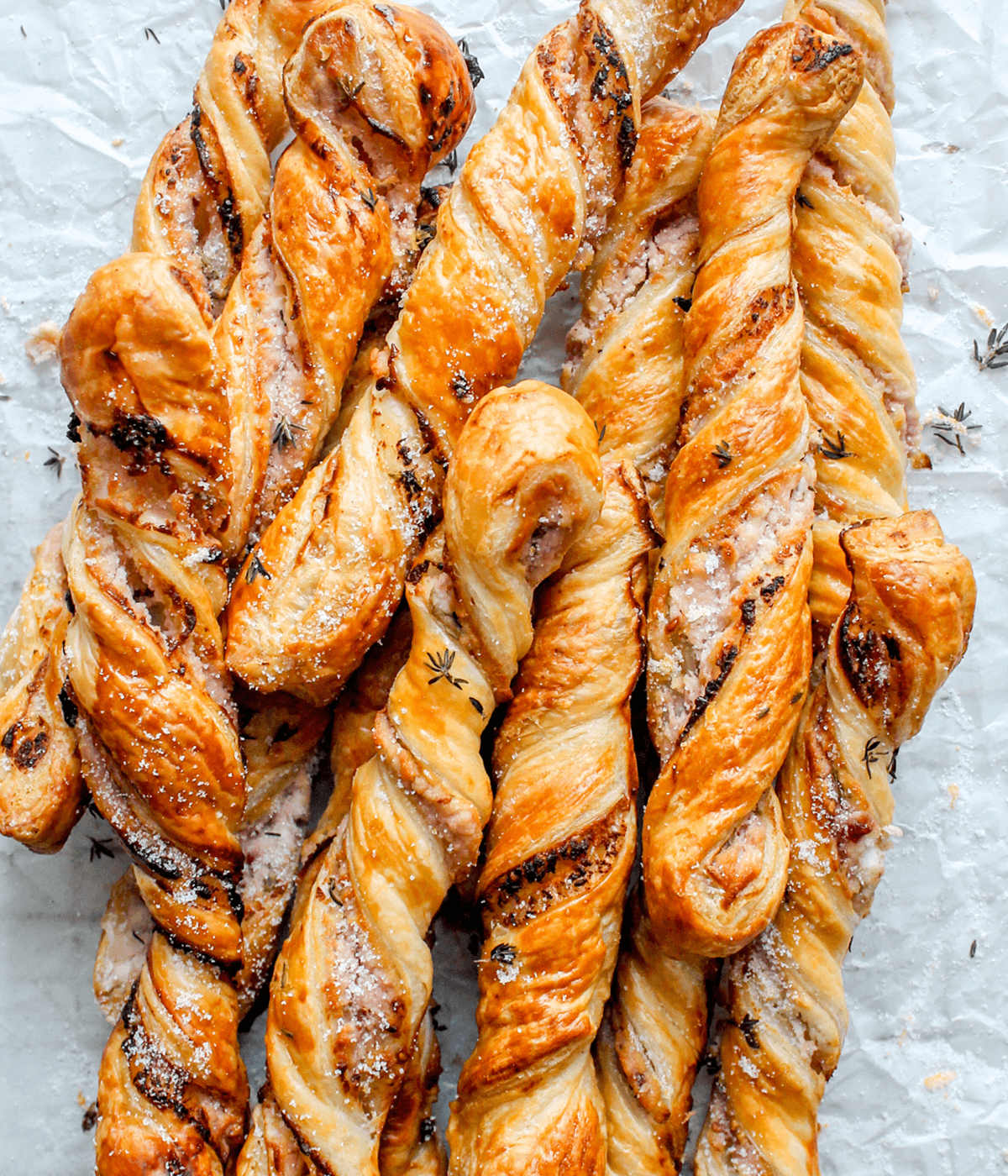 jam and goat cheese puff pastry twists from above