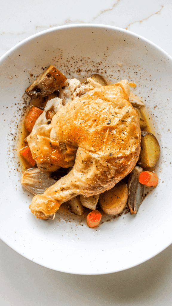 leg of rosemary citrus roast chicken