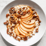 close up of cottage cheese breakfast bowl
