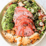 spicy tuna crispy rice bowl