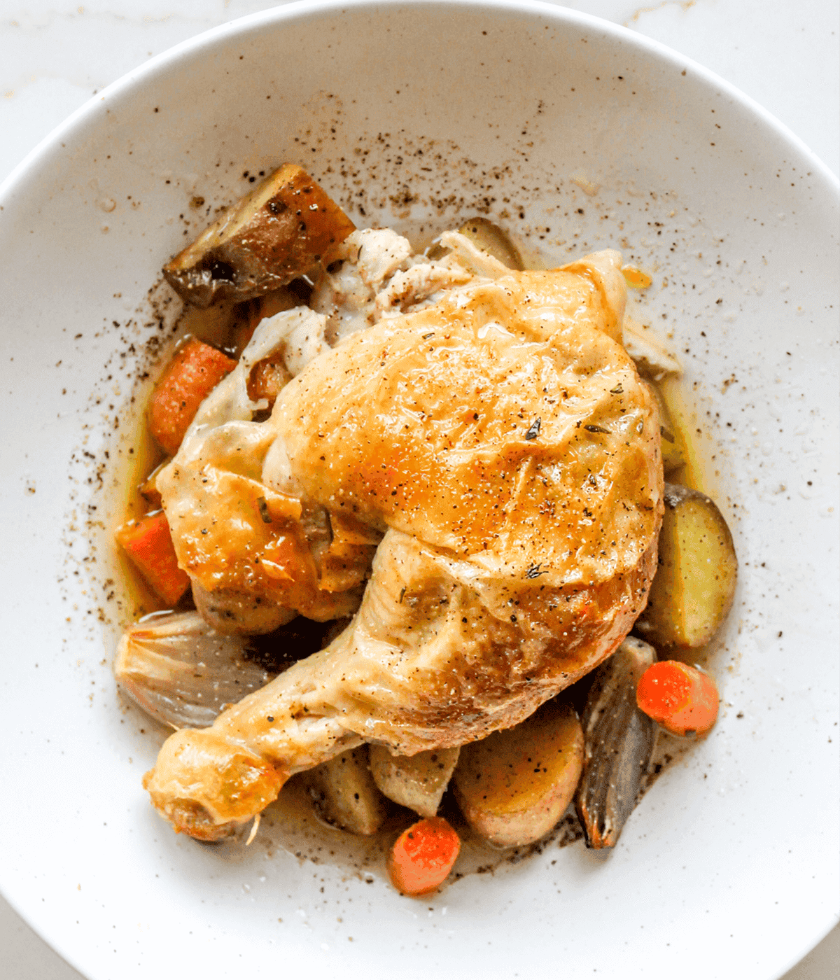 leg of rosemary citrus roast chicken