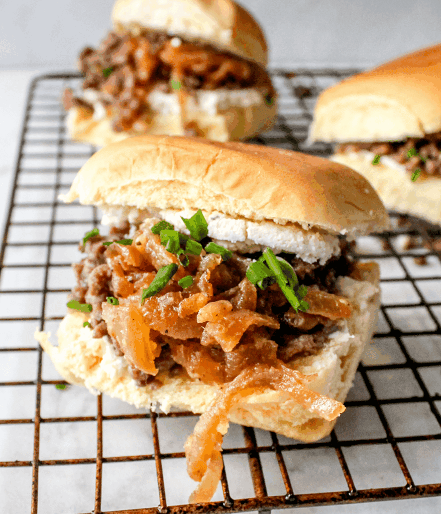 french onion beef sliders 
