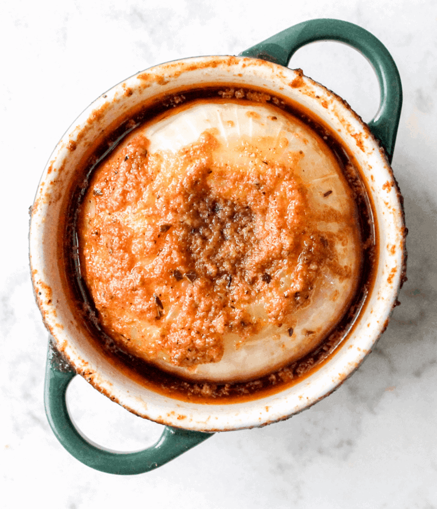 onion boil in cocotte