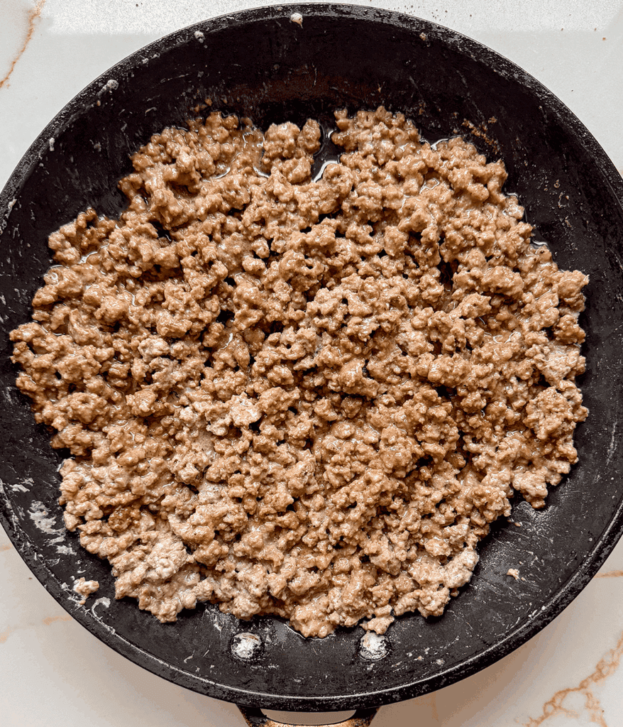 ground beef for french onion beef sliders