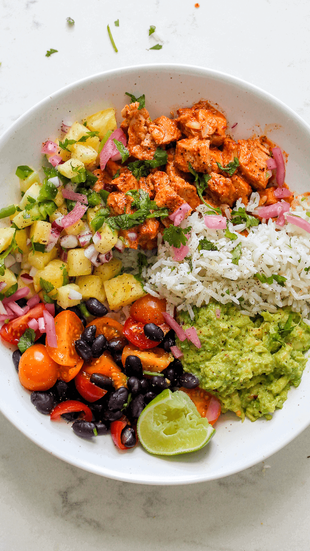 chipotle chicken bowls