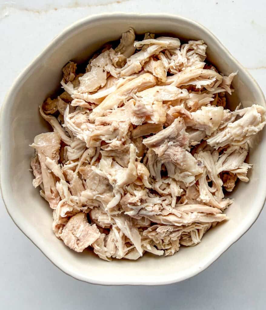 pulled chicken for bacon ranch chicken sandwich