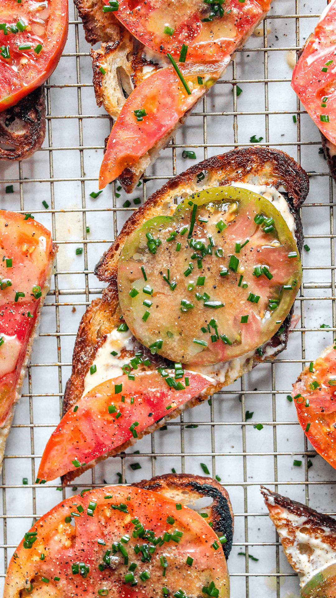 anchovy butter tomato toast