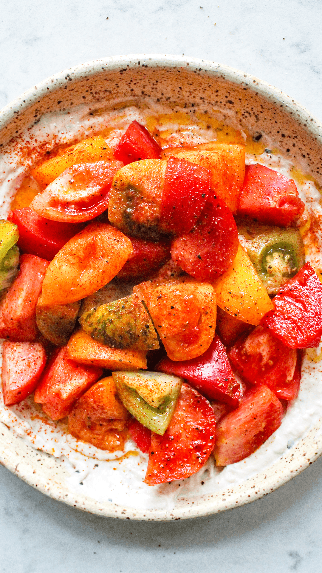 Whipped Feta, Tomato & White Bean Dip from above