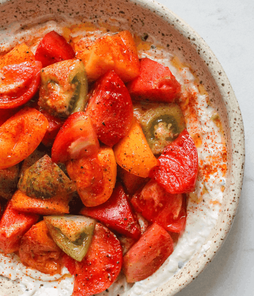 Whipped Feta, Tomato & White Bean Dip from above
