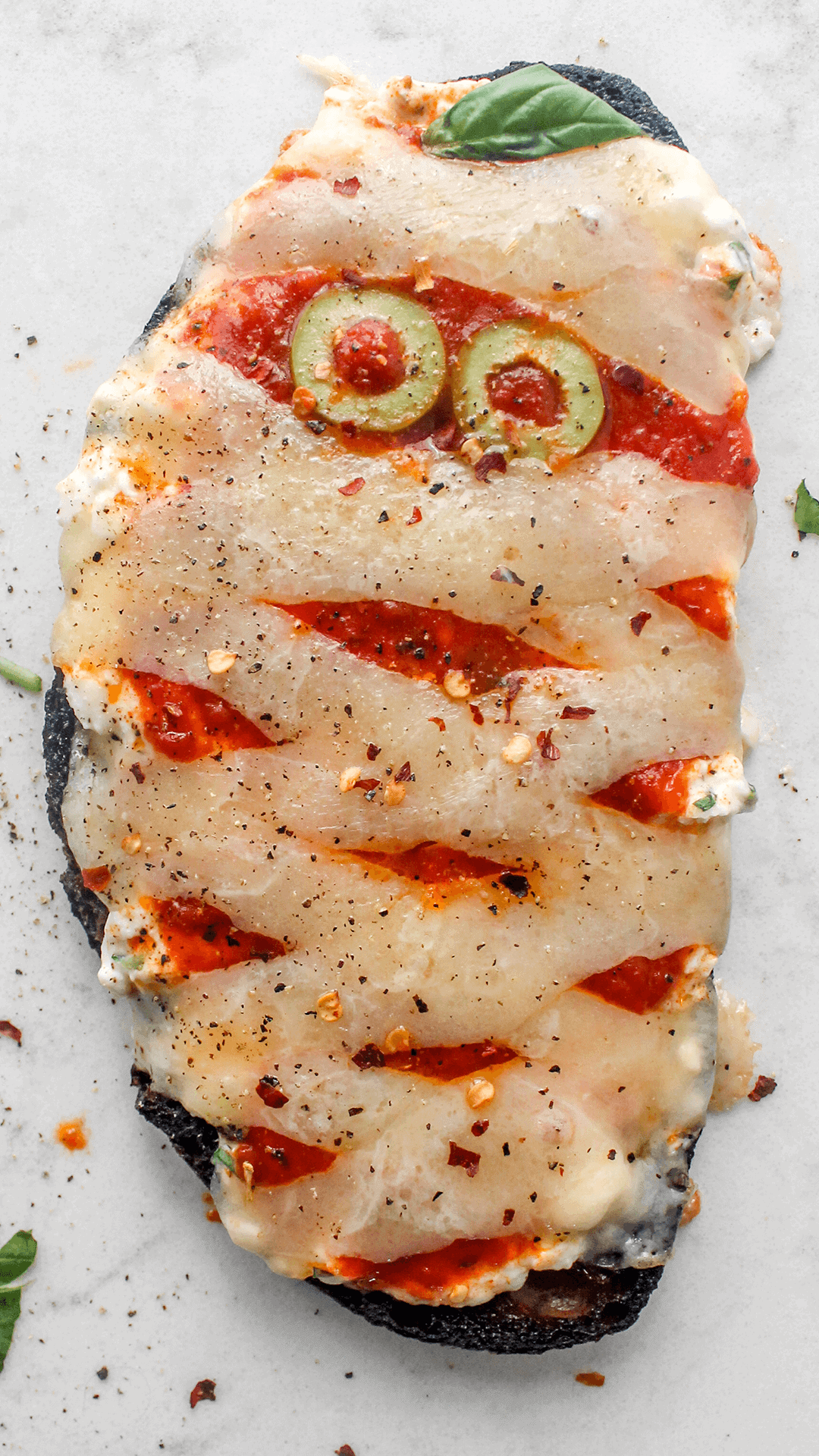 high protein pizza toasts